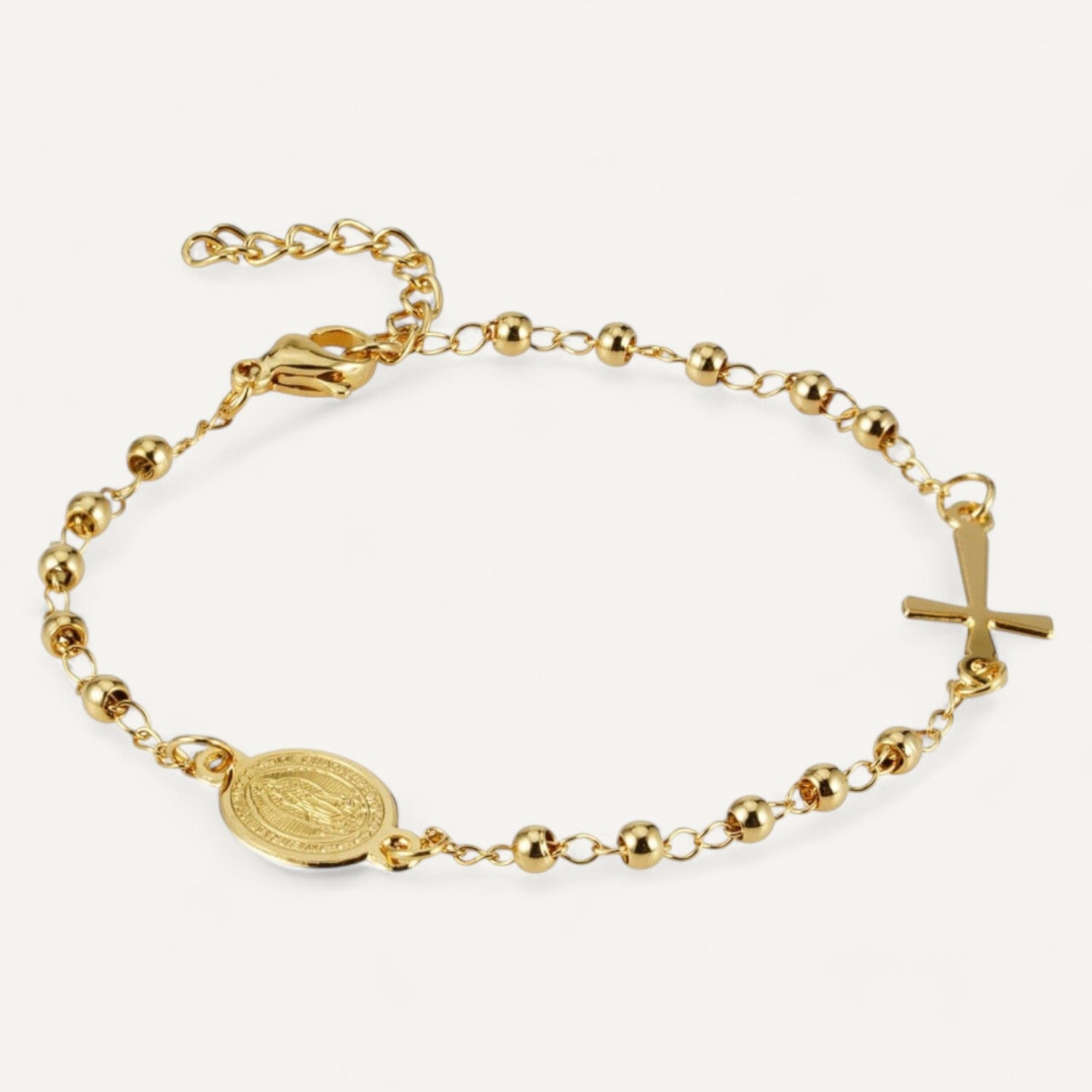 Bracelet Croix avec Médaillon