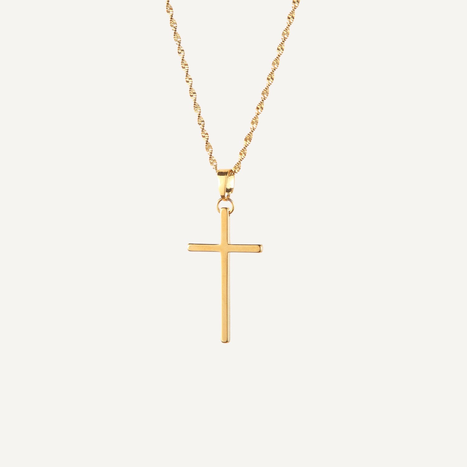 Collier Croix Simple