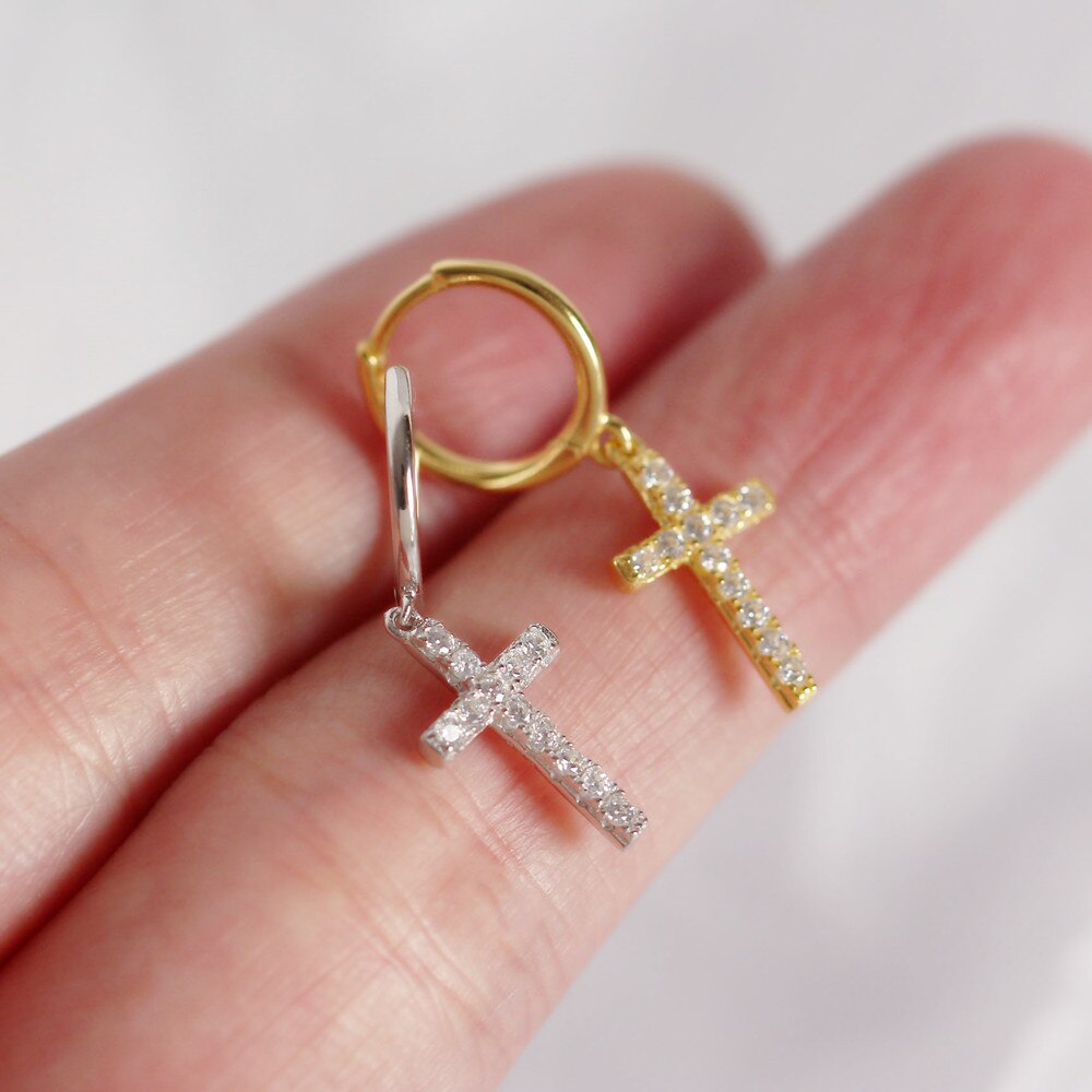 Boucles D'oreilles Croix Femme