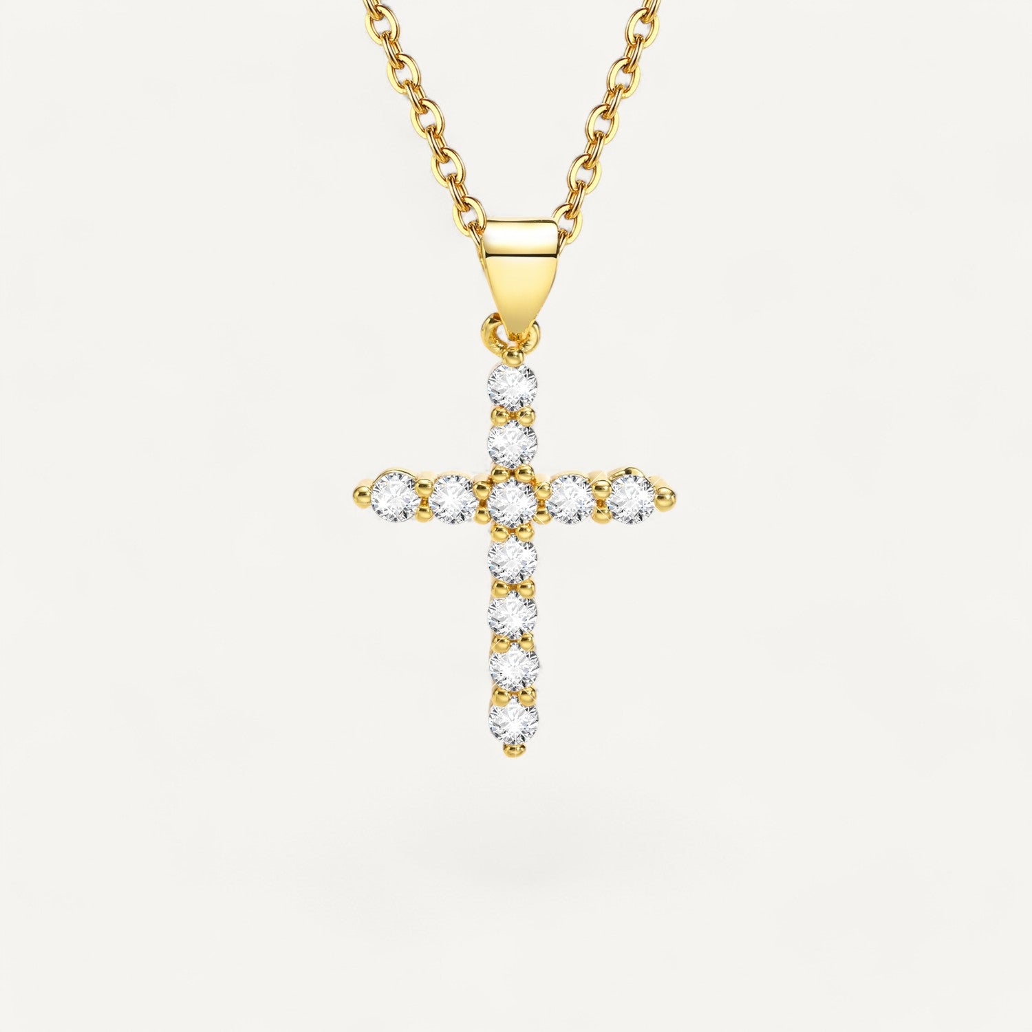 Collier Croix Cristal