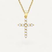 Collier Croix Cristal