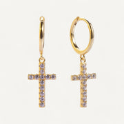 Boucles D'oreilles Croix Femme